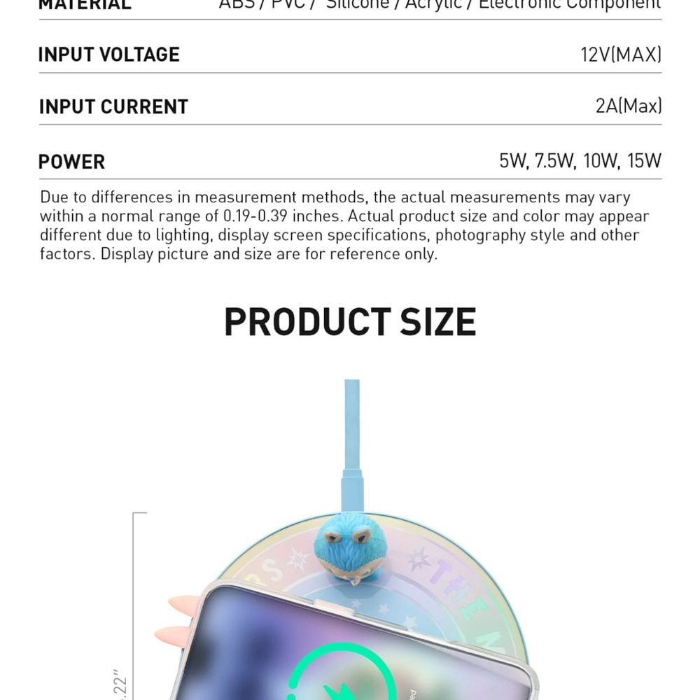 Pop Mart Biginto Energy Wireless Charger - Picture 5 of 5